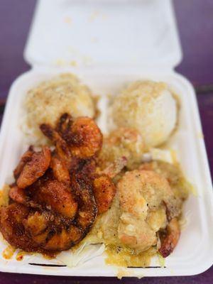 Kahuku shrimp box by null