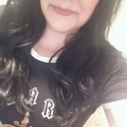 My hair after the cut. I curled it...she would have done better but I was not going anywhere but home. Would have been $20 to style it.