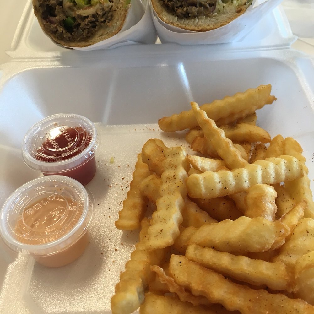 The Cheesesteak Express - a sandwich and fries - Food Trucks Near Me - Reston, Virginia The Cheesesteak Express - a sandwich and fries - Food Trucks Near Me - Reston, Virginia