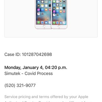 Simutek - This is showing the second appointment for the same day at 4:20pm - IT Services & Computer Repair Near Me - Tucson, Arizona