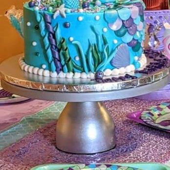 Soonja's Bakery - Two-layer 8" mermaid cake.  The detailed seawood is amazing. - Donuts Near Me - Dallas, Texas