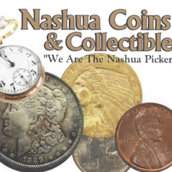 Nashua Coins and Collectibles - Main store sign