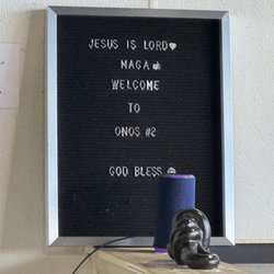 Ono Steak & Shrimp 2 - MAGA Sign