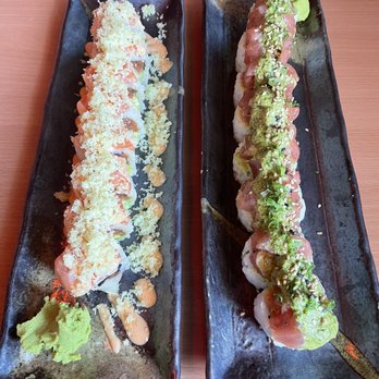 Sushi Nini - Godzilla on the left. Tuna Tartare on the right. - Sushi Bars Near Me - Round Rock, Texas Sushi Nini - Godzilla on the left. Tuna Tartare on the right. - Sushi Bars Near Me - Round Rock, Texas