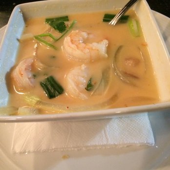 Tuptim Thai - TOM KAH WITH SHRIMP...YUM - Thai Near Me - Topeka, Kansas Tuptim Thai - TOM KAH WITH SHRIMP...YUM - Thai Near Me - Topeka, Kansas