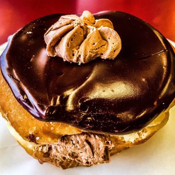 Paula's Donuts - Chocolate Frosted Chocolate Angel Cream - Donuts Near Me - Tonawanda, New York Paula's Donuts - Chocolate Frosted Chocolate Angel Cream - Donuts Near Me - Tonawanda, New York