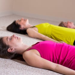 Glenmore Yoga & Wellness Center - Relaxation, or savasana, in our Meditative Yoga class.