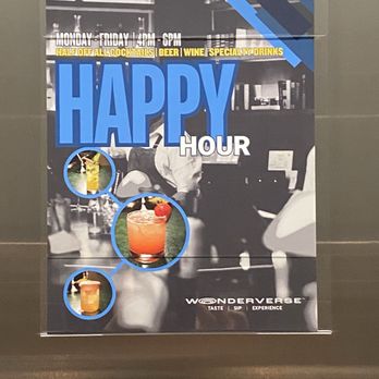 Wonderverse - Happy Hour: 1/2 prices cocktails - Bars Near Me - Oak Brook, Illinois