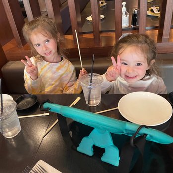 Moku Sushi - Kiddos waiting for their sticky rice, avocado roll, & edamame! - Japanese Near Me - Pacific Palisades, California Moku Sushi - Kiddos waiting for their sticky rice, avocado roll, & edamame! - Japanese Near Me - Pacific Palisades, California