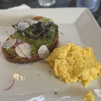 Anthos - Avocado Toast + scrambled eggs - Greek Near Me - Pittsburgh, Pennsylvania