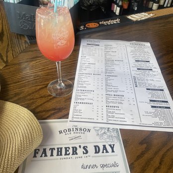 The Robinson Ale House - Watermelon Sangria at the bar - Pubs Near Me - Long Branch, New Jersey