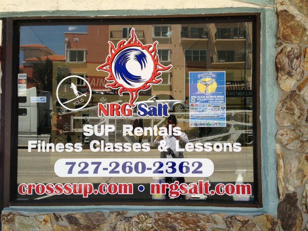 NRG Salt Standup Paddleboard Fitness Logo