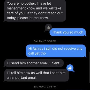 Schomp BMW - This is the ASHLEY i was talking about with proof of all conversations between me and her - Car Dealers Near Me - Highlands Ranch, Colorado
