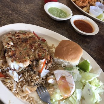 El Sinaloense Restaurant - Stuffed Flounder with shrimp and crab stuffing 13.99 - Mexican Near Me - Baytown, Texas