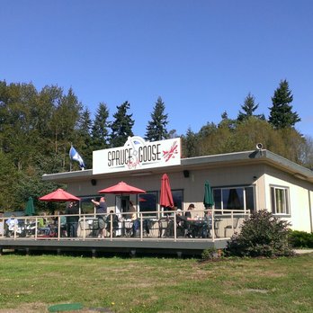 Spruce Goose Cafe - The restaurant in summer - American Near Me - Port Townsend, Washington