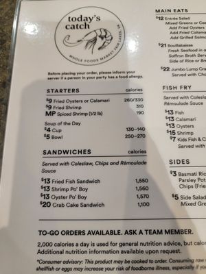 Menu photo 3 Today's Catch Seafood Venue Fairfax, VA Menu photo 3 Today's Catch Seafood Venue Fairfax, VA