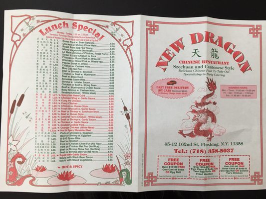Menu photo 8 New Dragon Flushing, NY
