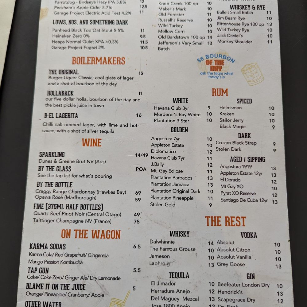 Burger Liquor - Burgers Near Me - Wellington, WGN Burger Liquor - Burgers Near Me - Wellington, WGN