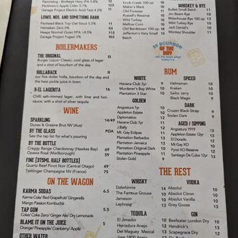 Burger Liquor - Burgers Near Me - Wellington, WGN