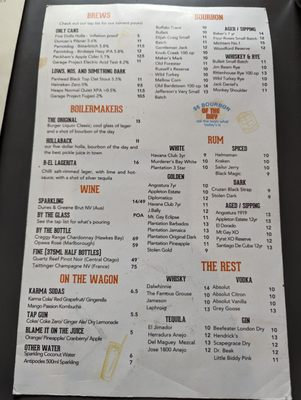 Menu photo 2 Burger Liquor Wellington, WGN