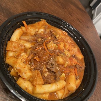 Kim Shabu - Spicy Rice Cake w Fish Cake and Bugloggi and vermicelli noodles. - Korean Near Me - Houston, Texas Kim Shabu - Spicy Rice Cake w Fish Cake and Bugloggi and vermicelli noodles. - Korean Near Me - Houston, Texas