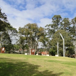 Castle Hill Heritage Park - tucked behind the houses