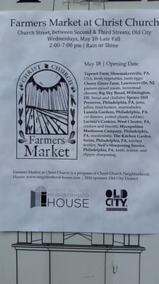 Farmers Market at Christ Church by null