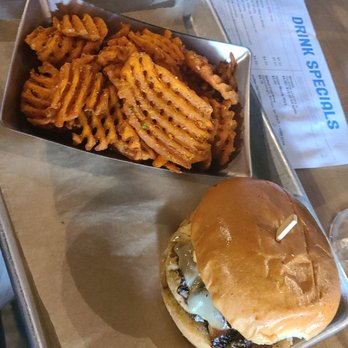 Maple Landing - Brisket melt and sweet potatot fries - Barbeque Near Me - Dallas, Texas Maple Landing - Brisket melt and sweet potatot fries - Barbeque Near Me - Dallas, Texas