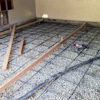 CXC Contracting - Rebar installed prior to pouring new concrete slab - General Contractors Near Me