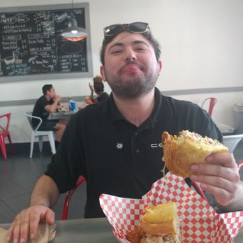 Mr Katsu - My friend enjoys his sandwich - Sandwiches Near Me - Fullerton, California Mr Katsu - My friend enjoys his sandwich - Sandwiches Near Me - Fullerton, California