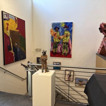 John Natsoulas Gallery - Stairs between 3rd floor down to 2nd floor - Art Galleries Near Me - Davis, California John Natsoulas Gallery - Stairs between 3rd floor down to 2nd floor - Art Galleries Near Me - Davis, California