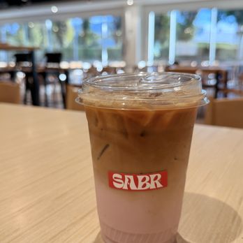 Sabr Coffee House - Desert pear latte - Coffee & Tea Near Me - Lake Forest, California Sabr Coffee House - Desert pear latte - Coffee & Tea Near Me - Lake Forest, California