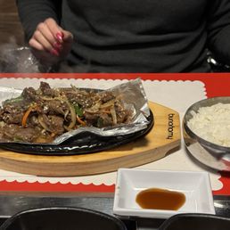Beef bigogi plate