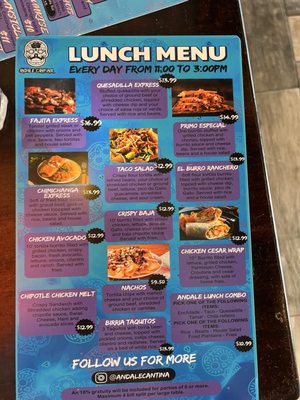 Menu photo 6 Andale Cantina Williamsville, NY