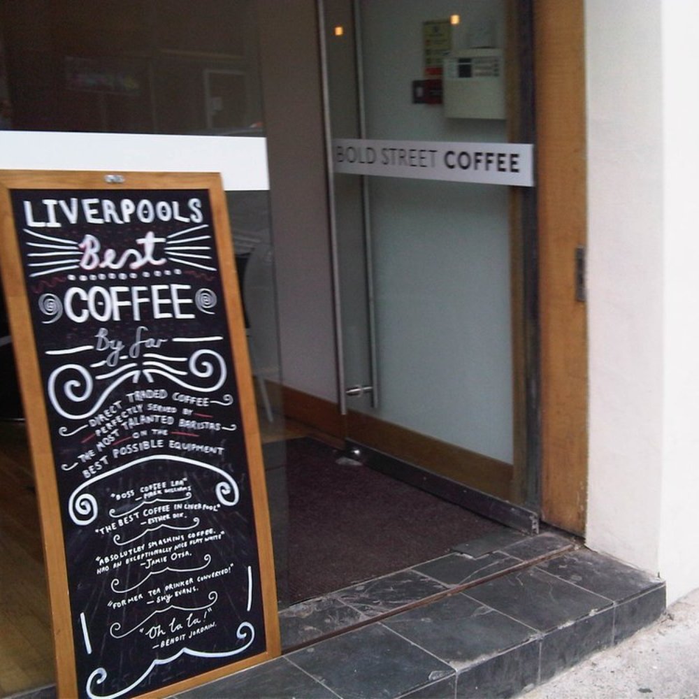 Bold Street Coffee - Doorway shot! - Coffee & Tea Near Me - Liverpool, XMS Bold Street Coffee - Doorway shot! - Coffee & Tea Near Me - Liverpool, XMS