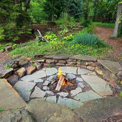 Aquatic Design & Supplies - we build firepits with natural stone