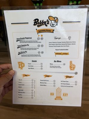 Menu photo 3 Bobby's Pizza San Diego, CA