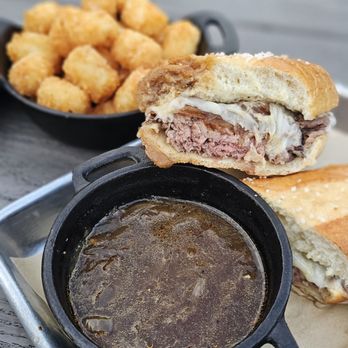 Tapped Public House - Prime rib dip and tots - Gastropubs Near Me - Camano Island, Washington