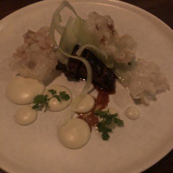 Uchi Houston - Beef with tendon chip - Sushi Bars Near Me - Houston, Texas
