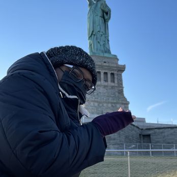 Liberty Island - Attempting to hold Ms Liberty lol - Landmarks & Historical Buildings Near Me - New York, New York Liberty Island - Attempting to hold Ms Liberty lol - Landmarks & Historical Buildings Near Me - New York, New York