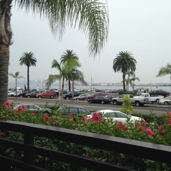 Humphreys Half Moon Inn - Pretty view from our 1st floor balcony/lanai. We sat here for hours and enjoyed the views, even though it rained that weekend. - San Diego, CA