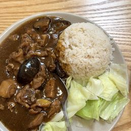 Braised chicken and mushroom Braised chicken and mushroom