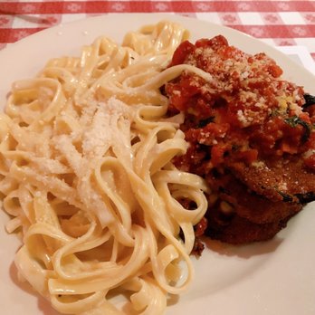 Buca di Beppo Italian Restaurant - Eggplant Parmigiana - Italian Near Me - Davie, Florida Buca di Beppo Italian Restaurant - Eggplant Parmigiana - Italian Near Me - Davie, Florida