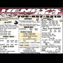 Henry’s BBQ - Menu