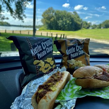 The Butcher Block - We got the McGill hotdog with spicy sauce and mustard along with fresh italian on sourdough bread. - Meat Shops Near Me - Belpre, Ohio The Butcher Block - We got the McGill hotdog with spicy sauce and mustard along with fresh italian on sourdough bread. - Meat Shops Near Me - Belpre, Ohio