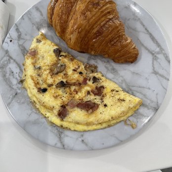 Pascal & Cathy Bakery - Omelette and croissant - Bakeries Near Me - Pompano Beach, Florida
