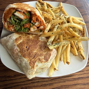 The Harding Tavern - Buffalo Chicken Wrap - New American Near Me - Chicago, Illinois The Harding Tavern - Buffalo Chicken Wrap - New American Near Me - Chicago, Illinois