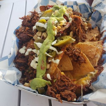 The Beach House - Pulled pork nachos - Bars Near Me - Bristol, Rhode Island The Beach House - Pulled pork nachos - Bars Near Me - Bristol, Rhode Island