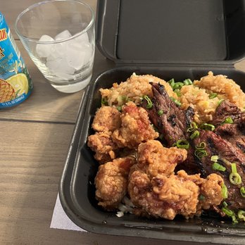 9th Island Grill - 2 item plate: garlic chicken & bbq beef with fried rice - Hawaiian Near Me - Henderson, Nevada 9th Island Grill - 2 item plate: garlic chicken & bbq beef with fried rice - Hawaiian Near Me - Henderson, Nevada