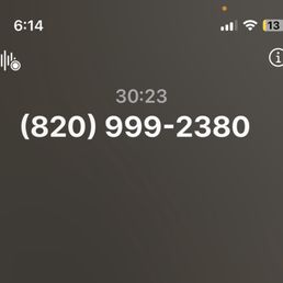They left me on hold for 30 minutes...